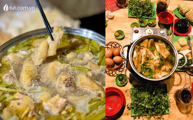 quán lẩu gà ớt hiểm đà lạt có view đẹp 