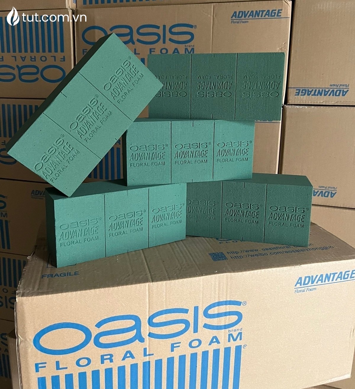 tổng kho phân phối xốp cắm hoa tươi OASIS tại Đà Lạt